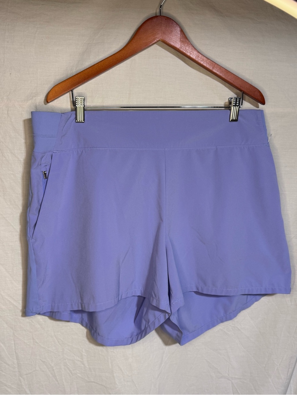 Athleta Brooklyn Short Lavender Performance Running Shorts